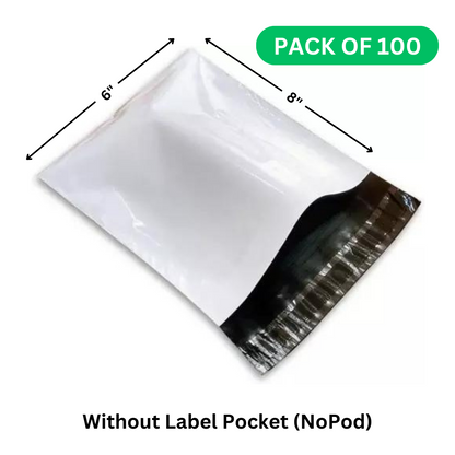 Greymark Plain NoPod Courier Bags Without Pod (Pack of 100)
