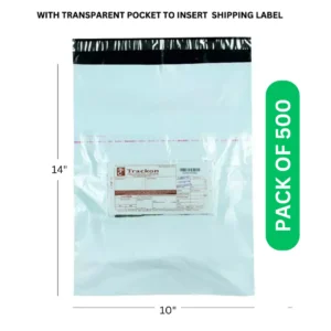 Greymark Plain Courier Bags With Pod Pocket (Pack of 500) - 10x14